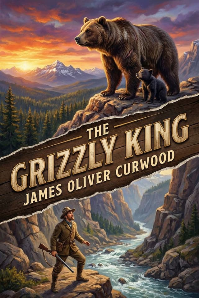 The Grizzly King by James Oliver Curwood book cover