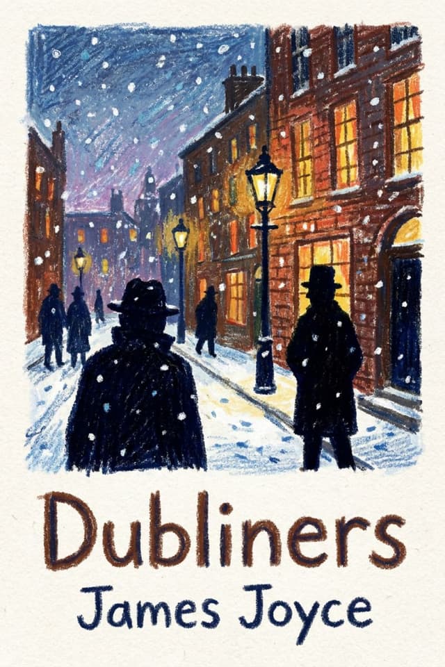 Dubliners by James Joyce book cover