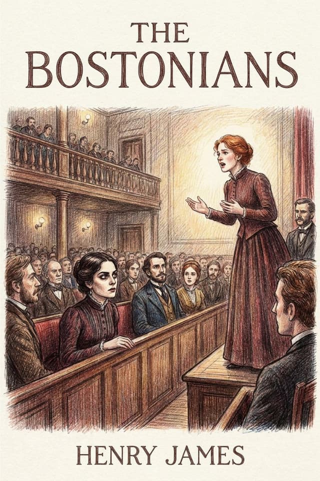 The Bostonians by Henry James book cover