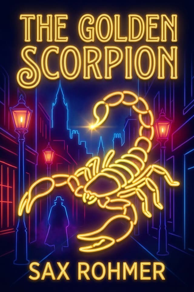 The Golden Scorpion by Sax Rohmer book cover