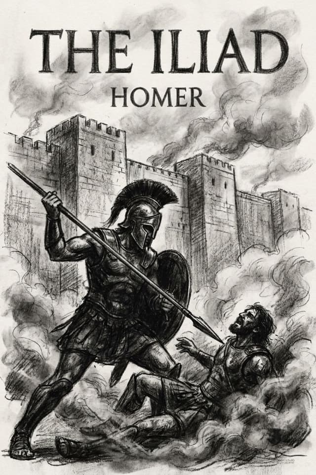 The Iliad by Homer book cover
