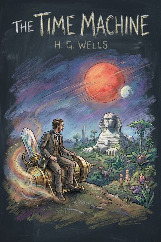 The Time Machine by H. G. Wells book cover