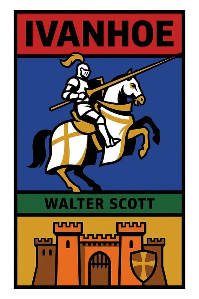 Ivanhoe by Walter Scott book cover