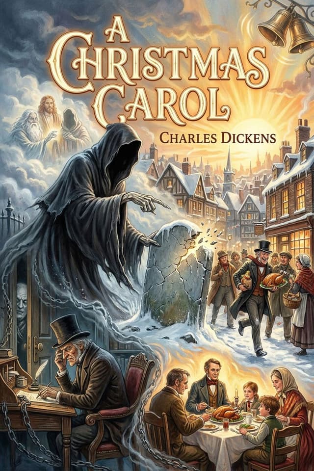 A Christmas Carol by Charles Dickens book cover