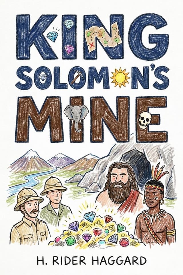 King Solomon's Mines by H. Rider Haggard book cover