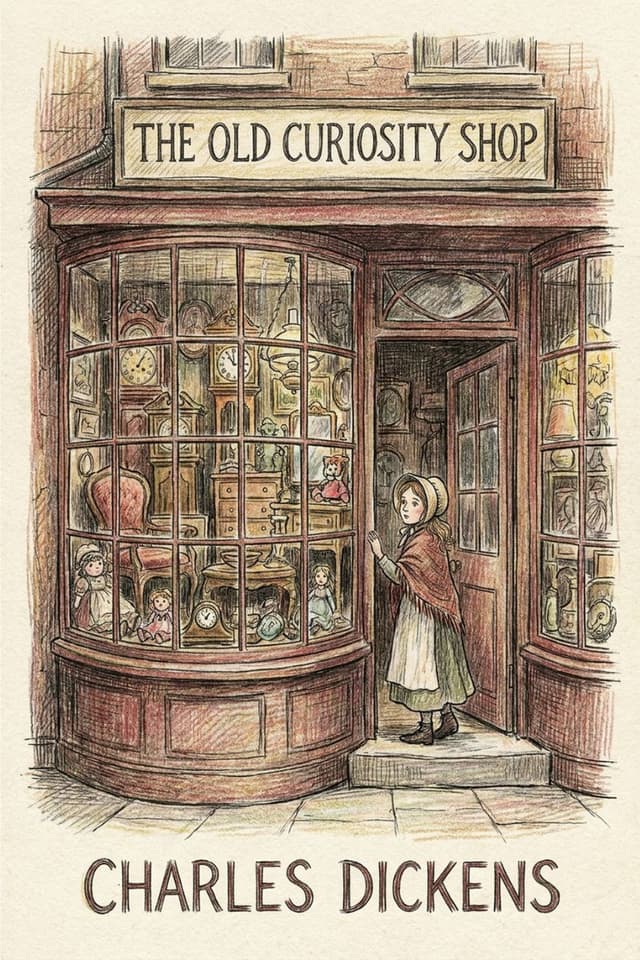 The Old Curiosity Shop by Charles Dickens book cover