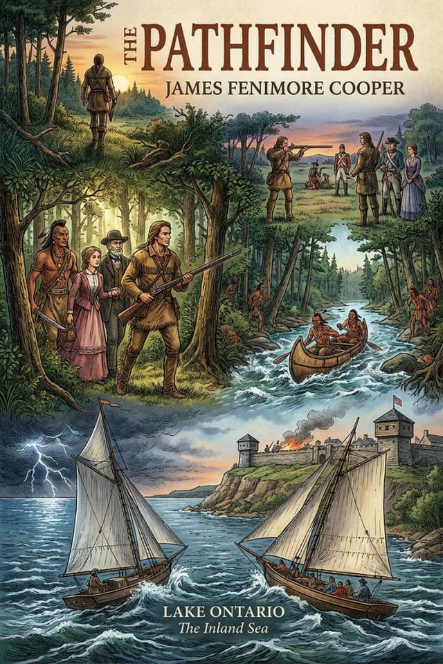 The Pathfinder by James Fenimore Cooper book cover