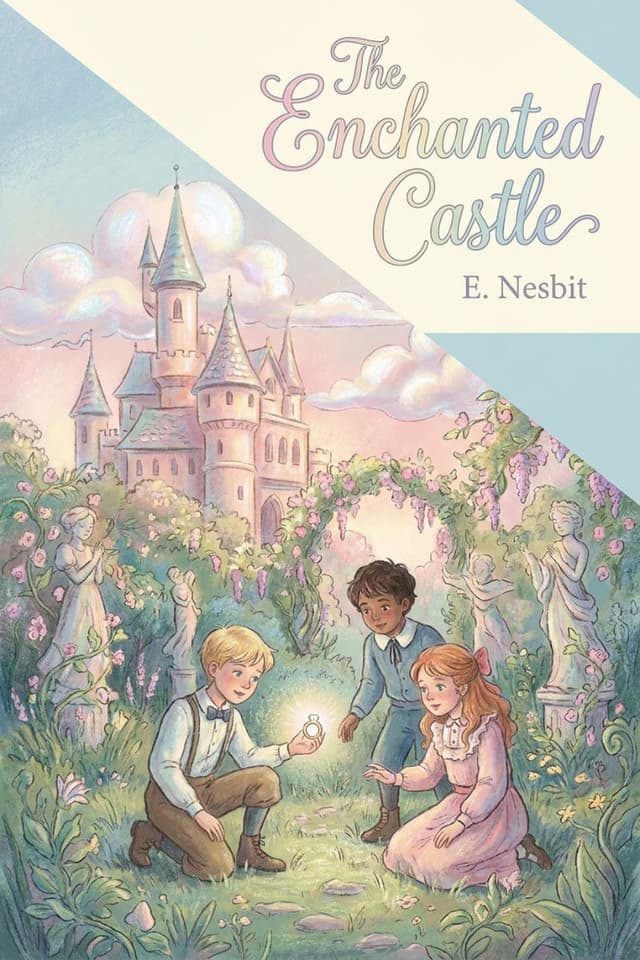 The Enchanted Castle by E. Nesbit book cover