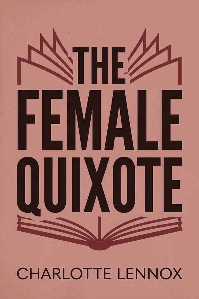 The Female Quixote by Charlotte Lennox book cover