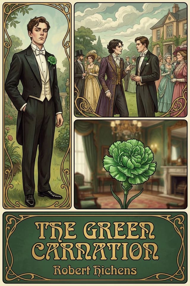 The Green Carnation by Robert Hichens book cover