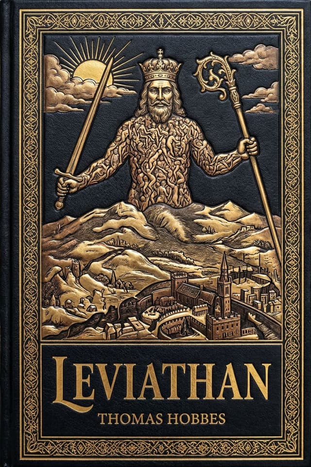 Leviathan by Thomas Hobbes book cover