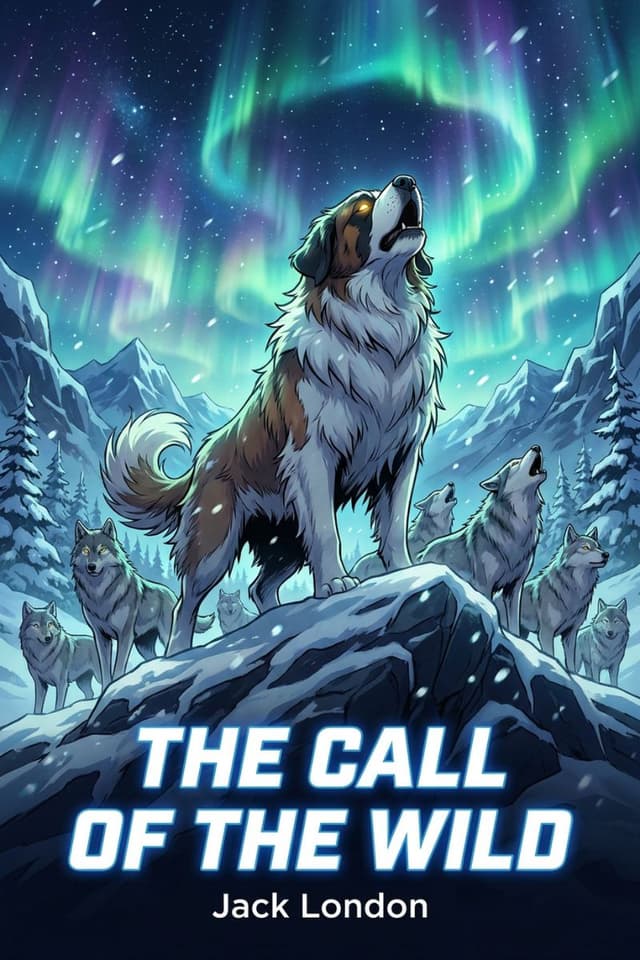 The Call of the Wild by Jack London book cover