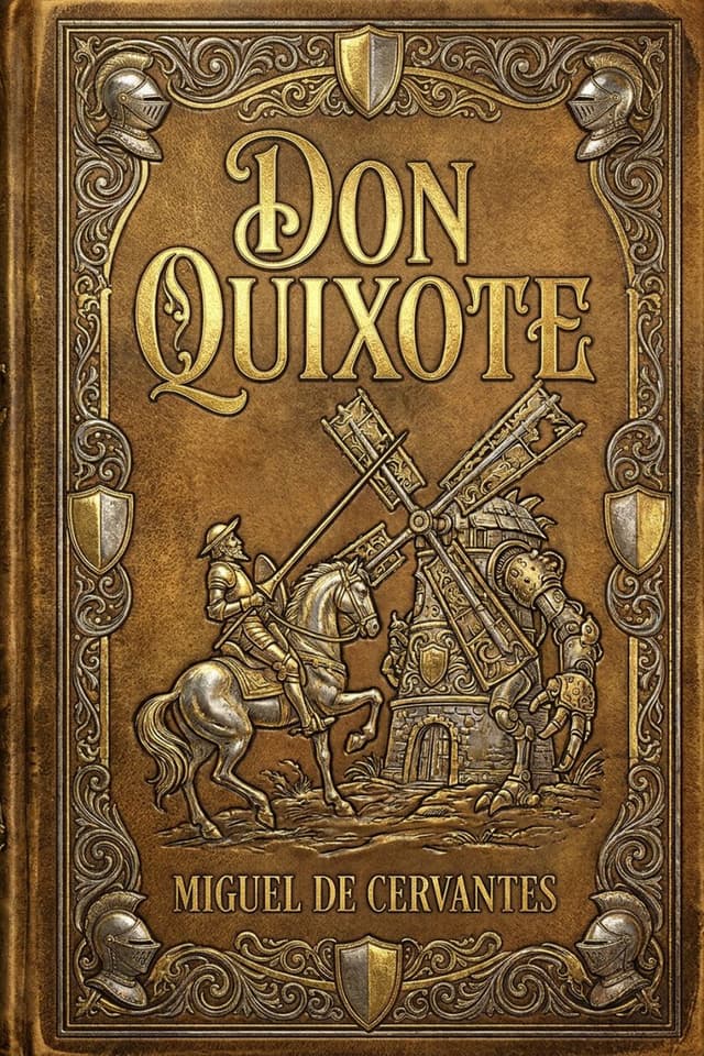 Don Quixote by Miguel De Cervantes book cover