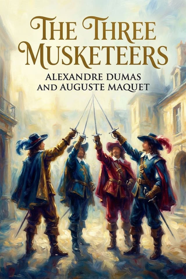 The Three Musketeers by Alexandre Dumas and Auguste Maquet book cover