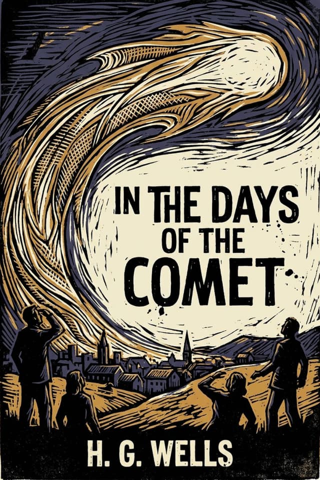 In the Days of the Comet by H. G. Wells book cover