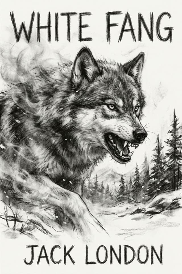 White Fang by Jack London book cover