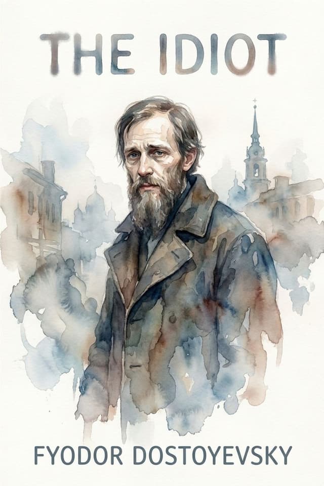 The Idiot by Fyodor Dostoyevsky book cover