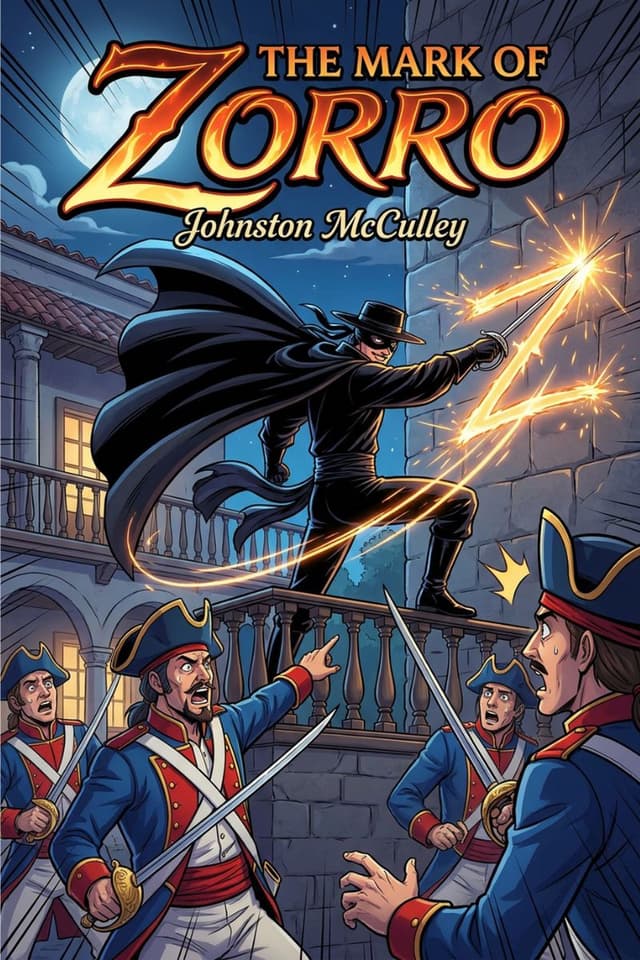 The Mark of Zorro by Johnston McCulley book cover