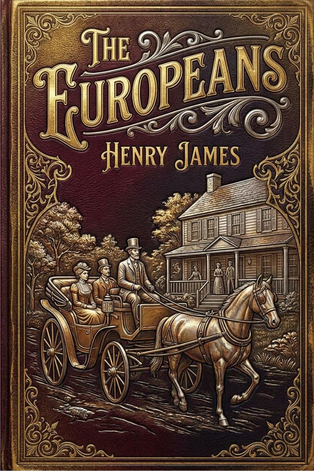 The Europeans by Henry James book cover