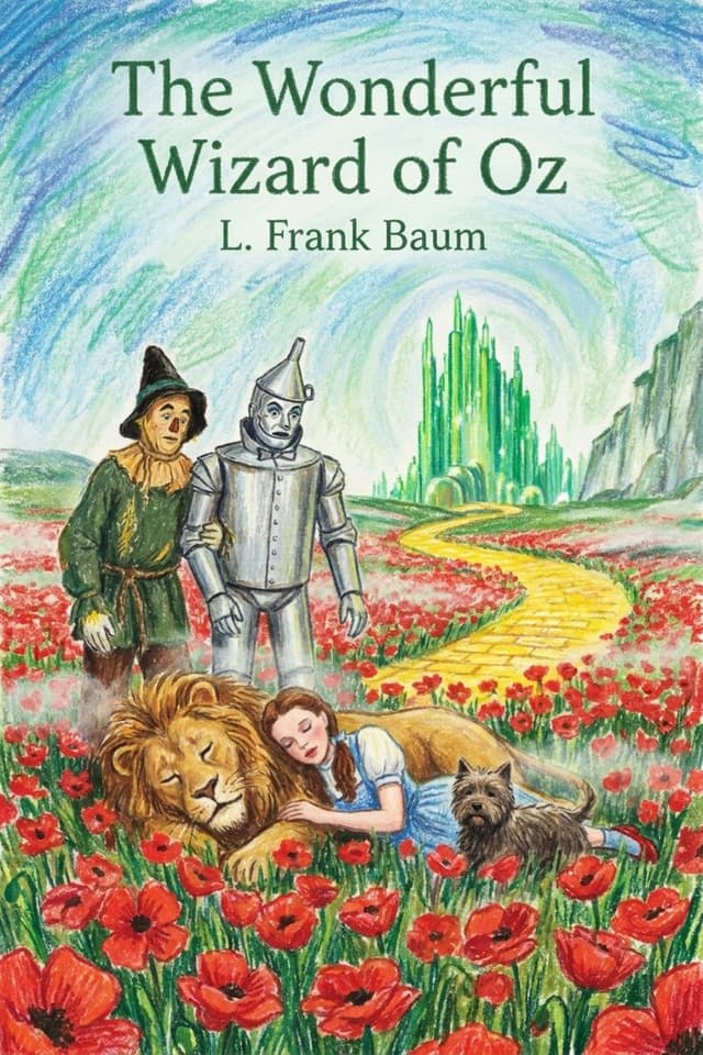The Wonderful Wizard of Oz by L. Frank Baum book cover
