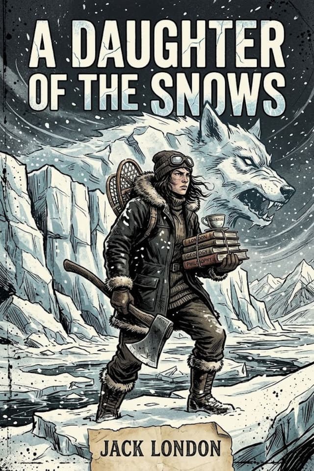 A Daughter of the Snows by Jack London book cover
