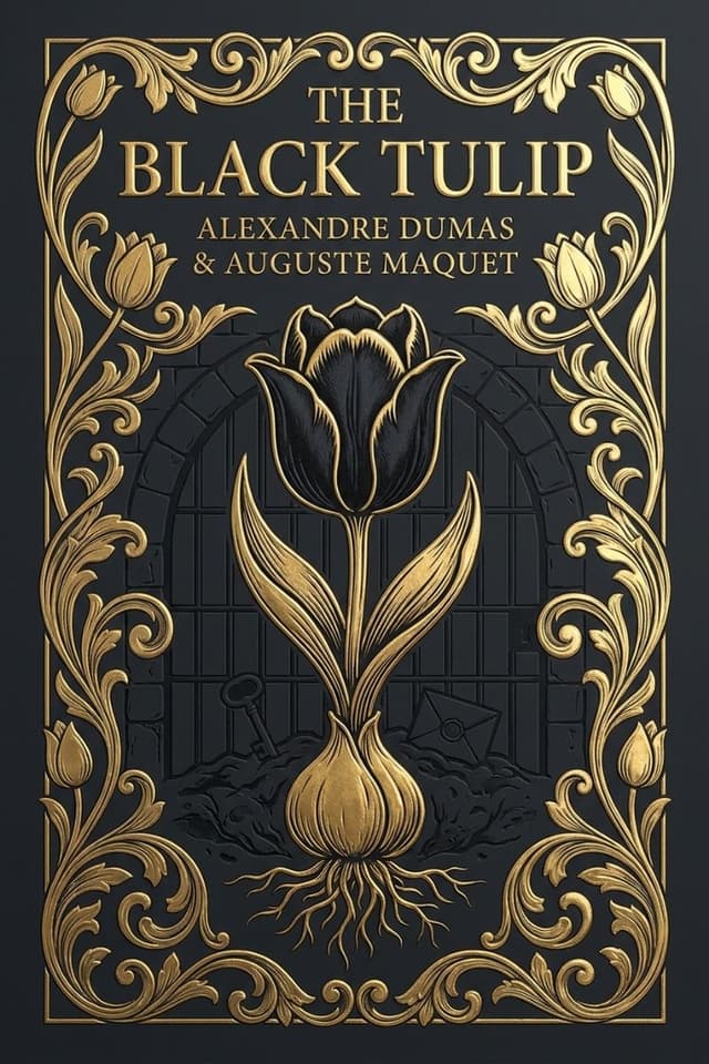 The Black Tulip by Alexandre Dumas and Auguste Maquet book cover