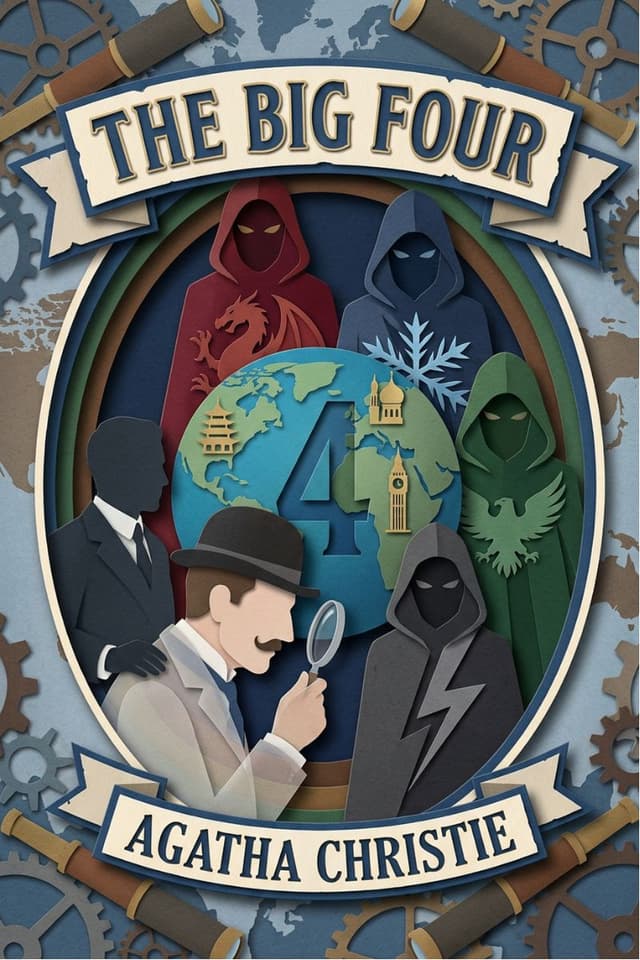The Big Four by Agatha Christie book cover