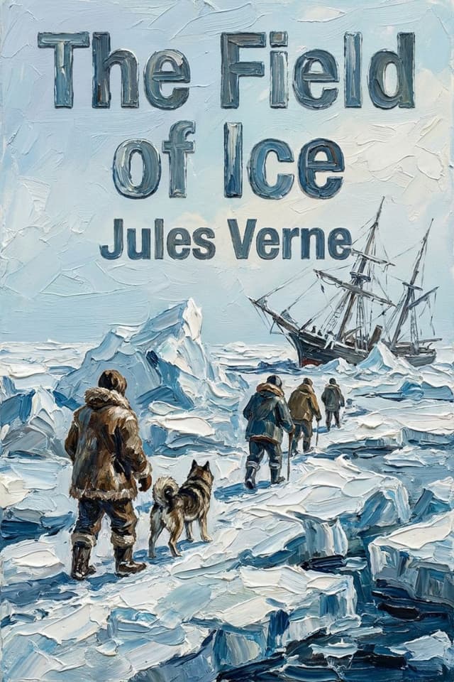 The Field of Ice by Jules Verne book cover