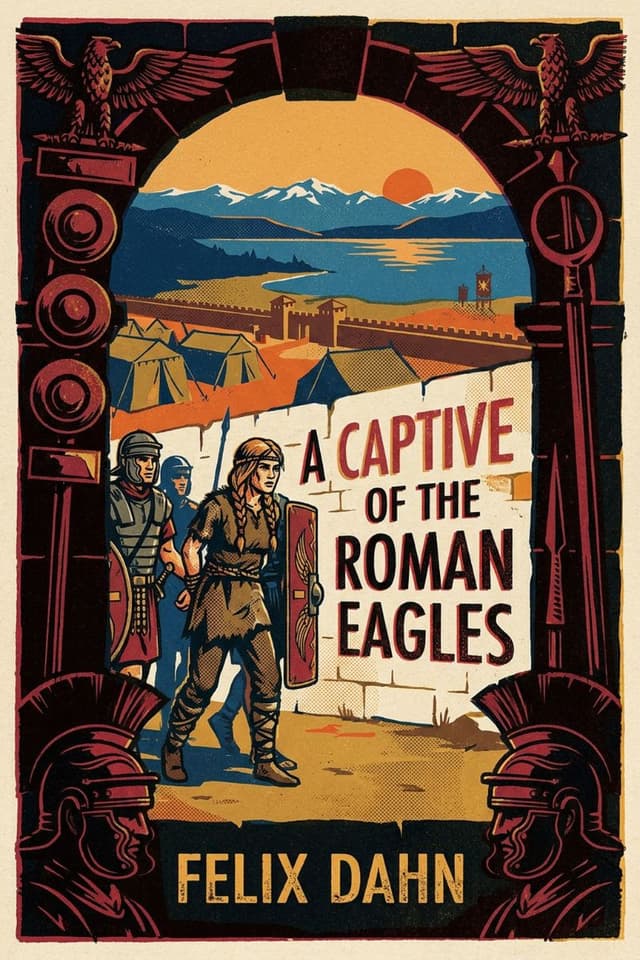 A Captive of the Roman Eagles by Felix Dahn book cover