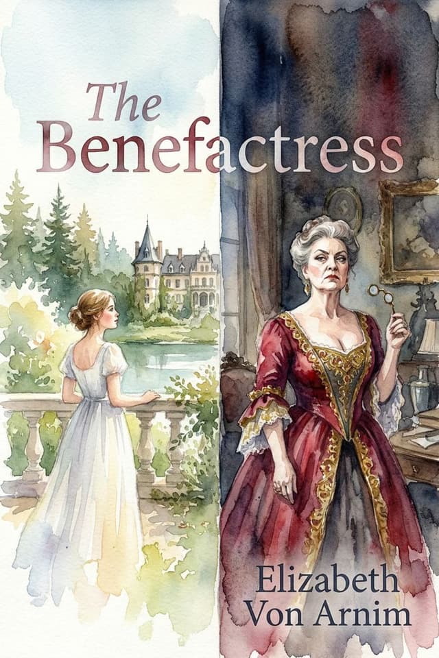 The Benefactress by Elizabeth Von Arnim book cover