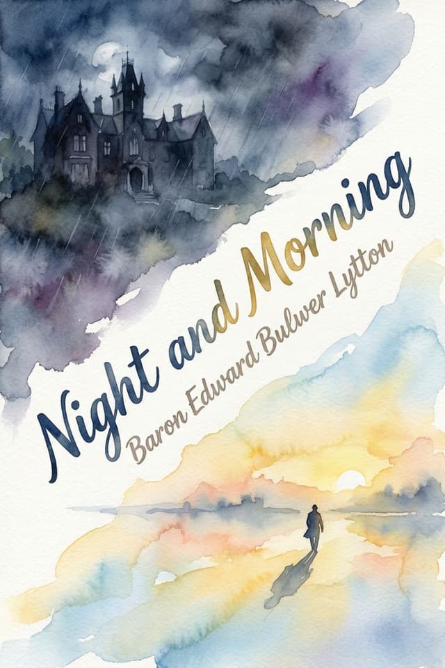 Night and Morning by Baron Edward Bulwer Lytton book cover