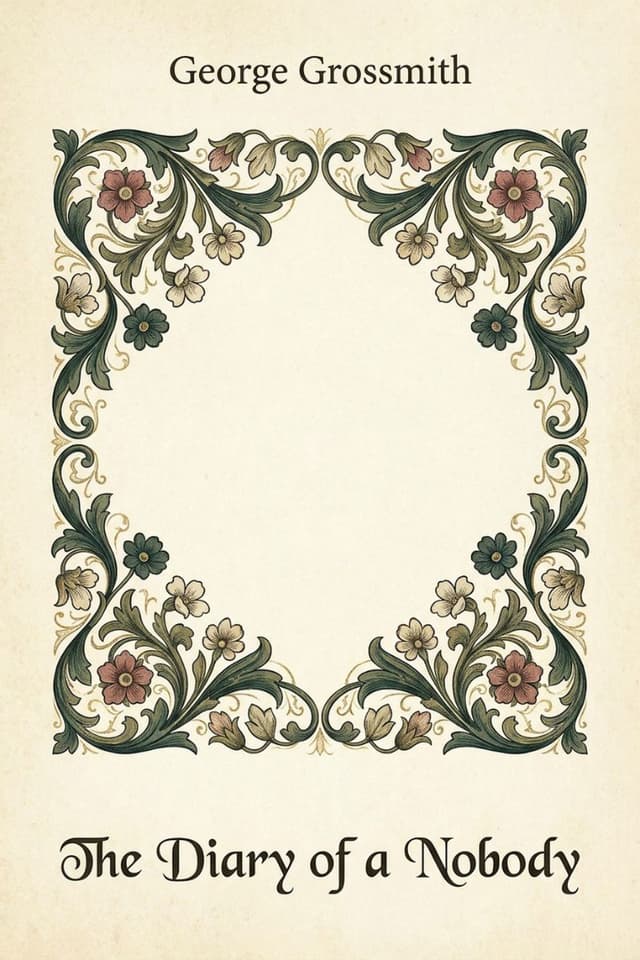 The Diary of a Nobody by George Grossmith book cover