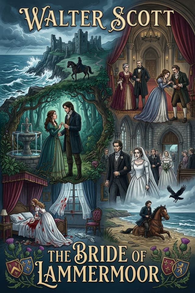 The Bride of Lammermoor by Walter Scott book cover