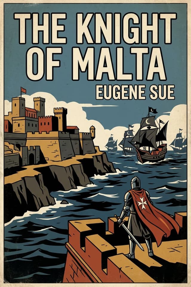 The Knight of Malta by Eugène Sue book cover